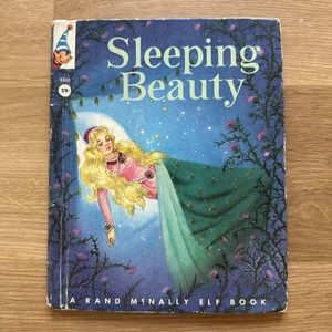 Vintage Sleeping Beauty A Rand McNally Elf Book Storybook Picture Book 1959